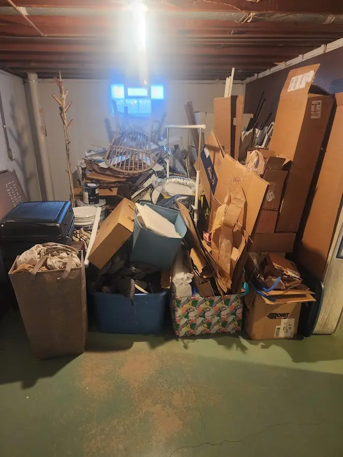 Roll-off dumpster container at job site for Construction Dumpster Rental in Northlake